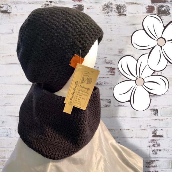 Juniper Spice Hat and Cowl Set (Crochet) - Picture 3 of 5